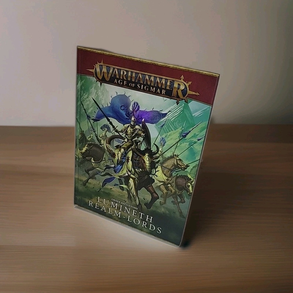 Warhammer Age of Sigmar Order Battletome Lumineth Realm-Lords 2022 Hardcover